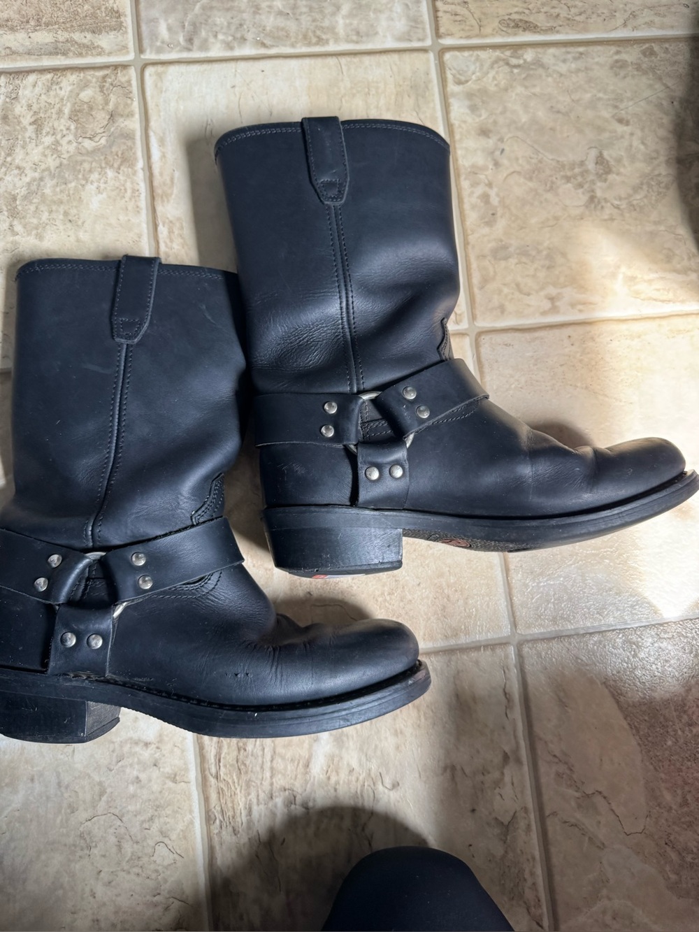 dingo Black Leather Upper Men's Boots